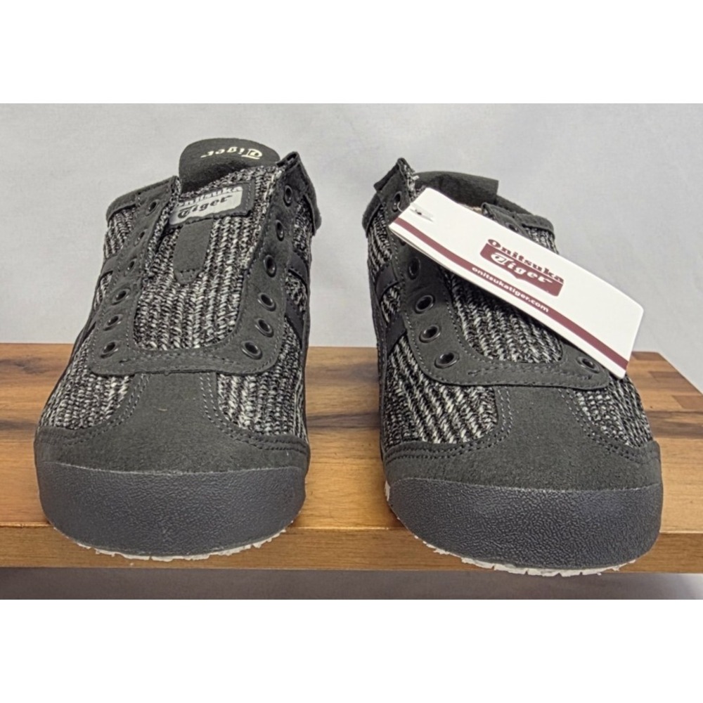 Onitsuka Tiger Mexico 66 Slip-On Rare 1182A046 Gray Tweed Unisex 6.5 NWT - Picture 3 of 12